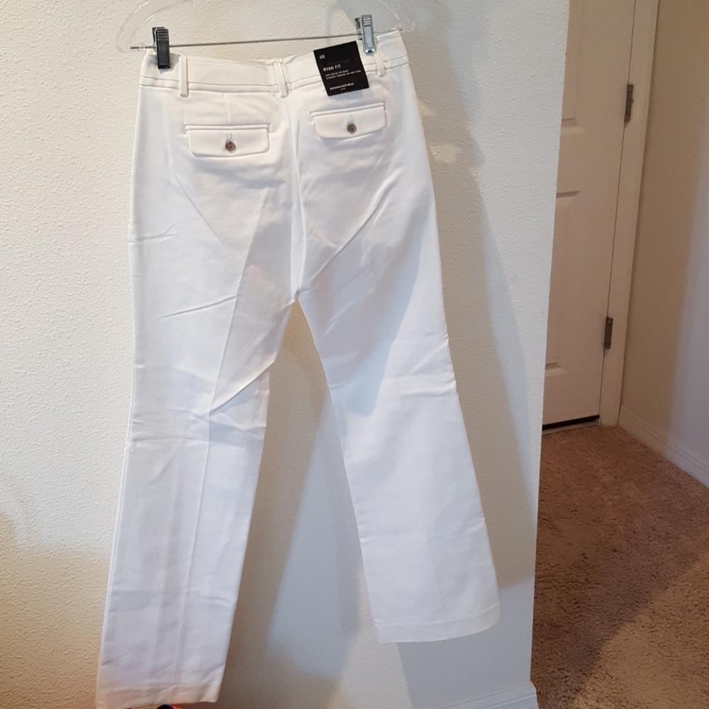 Banana Republic White Ryan Fit
